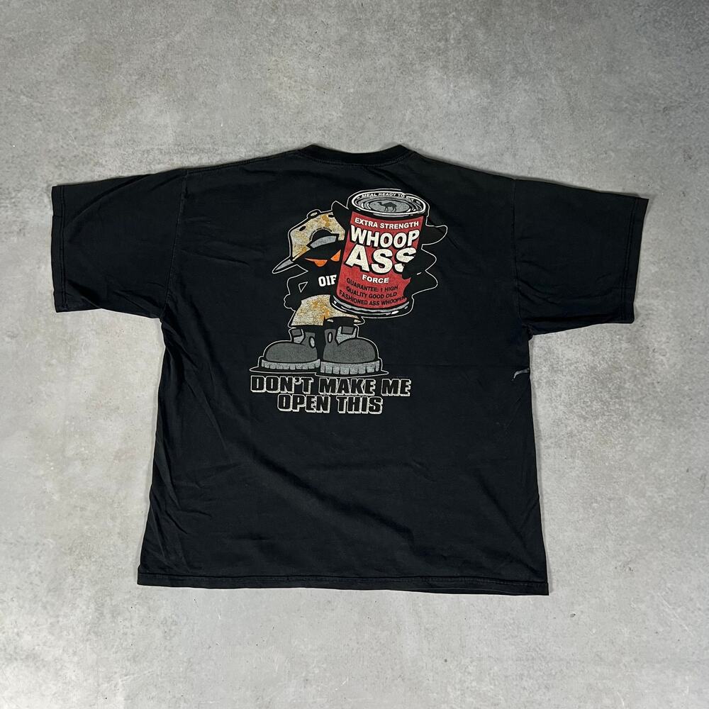 Whoop Ass Operation Freedom Men's Size XL Military Tee Vintage